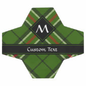 Groen, zwart, rood en wit Tartan Voetbal (Enkel)