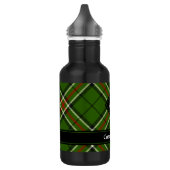 Groen, zwart, rood en wit Tartan Waterfles (Links)