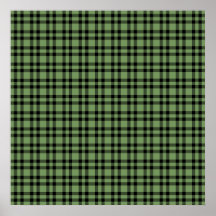 Groen Zwart Schotse Ruit Patroon