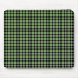 Groen Zwart Schotse Ruitpatroon Muismat