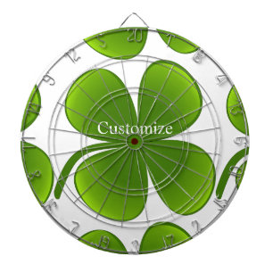 Groen/zwart Shamrock St Patrick's Day Thunder_Cove Dartbord