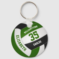 Groen zwart team voor meisjes volleybal