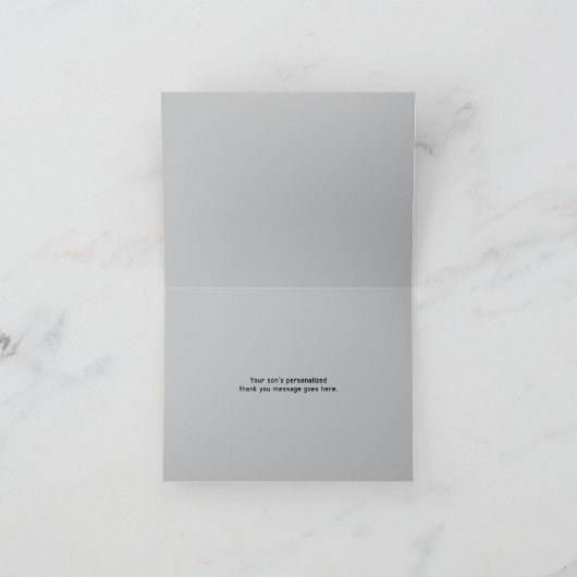 Groen Zwart Videogame Gamer Bar Mitzvah Dank u Bedankkaart (Binnen)