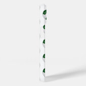 Groen zwart voetballen patroon monogram Case-Mate iPhone case (Achterkant / Rechts)