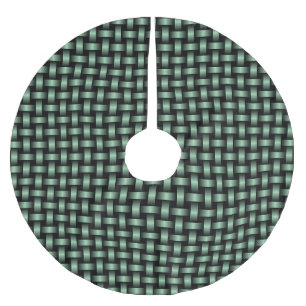 groen zwart weefpatroon kerstboom rok