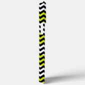 Groen zwart wit Chevron Zigzag Case-Mate iPhone Case (Achterkant / Rechts)