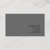 Groen Zwart Wit Grijs Rood Strepen Visitekaartje (Achterkant)