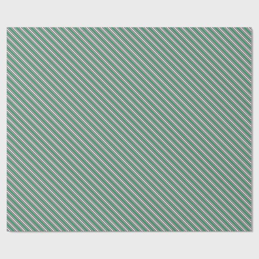 Groen Zwart Wit Strepen Mannelijk Esthetisch Cadeaupapier (Vlak)