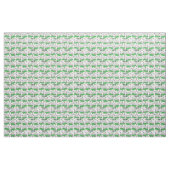 Groen | Zwart | Witte Voetballen | Nets Pattern Stof (Yard (91,4 cm))