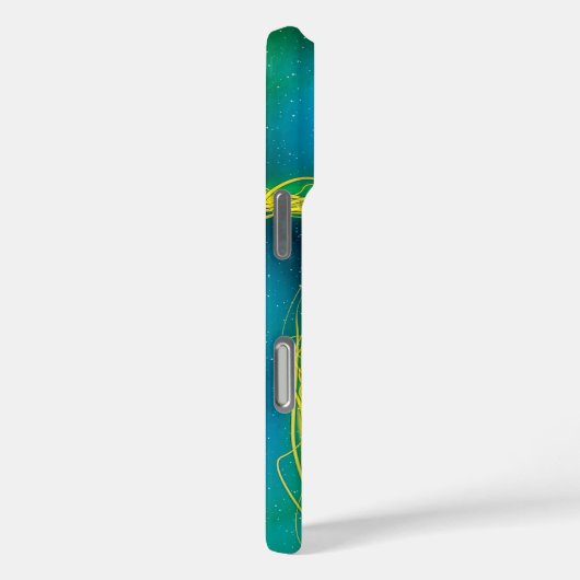 groenachtig Abstract Case-Mate iPhone Case (Achterkant / Rechts)