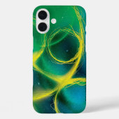 groenachtig Abstract Case-Mate iPhone Case (Achterkant)