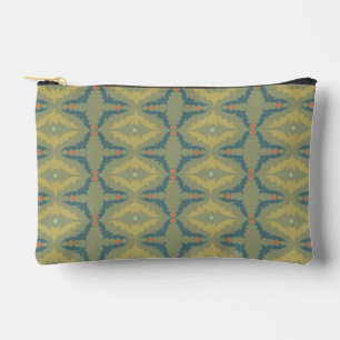 Groenachtig Retro Vintage Patroon Etui
