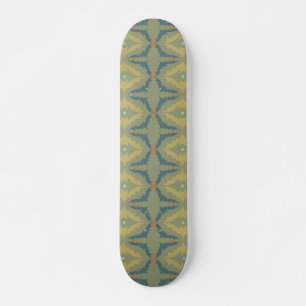 Groenachtig Retro Vintage Patroon Persoonlijk Skateboard