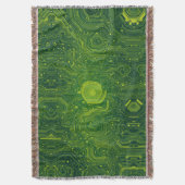 groenachtige cyber deken (Voorkant Verticaal)