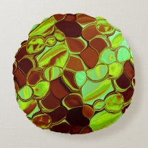 Groenachtige en bruinachtige ronde, metalen percep