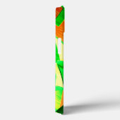 Groenachtige strepen over rood afbeelding met driz Case-Mate iPhone case (Achterkant / Rechts)