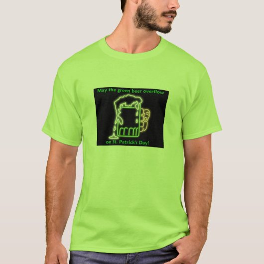 groenbier t-shirt (Voorkant)