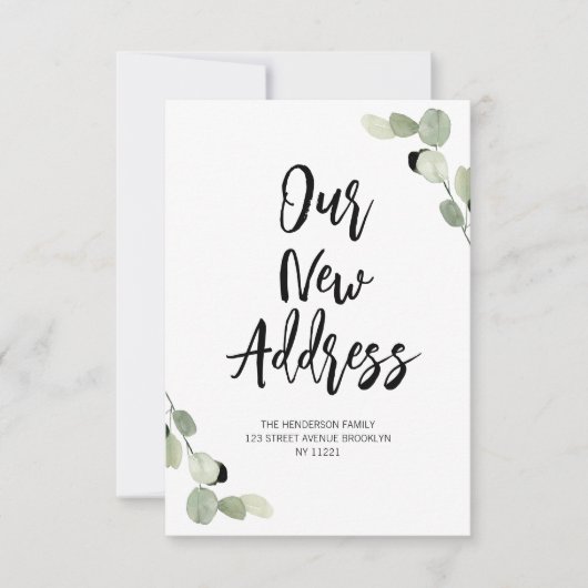 groenbladerbericht kaart (Voorkant)