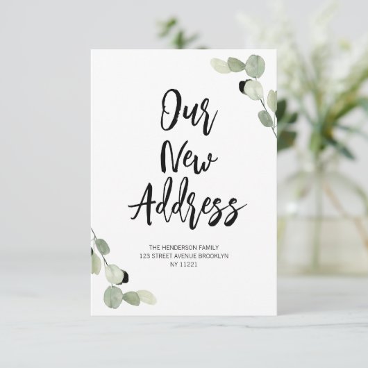 groenbladerbericht kaart (Staand voorkant)