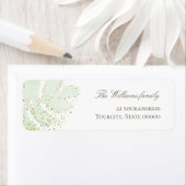 groenbladerblad met etiket glitter (Insitu)