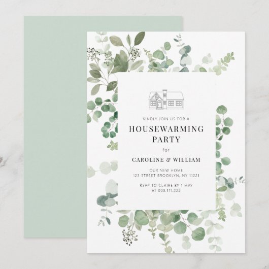 groenbladerenergie uitnodiging voor huishouding (Voorkant / Achterkant)