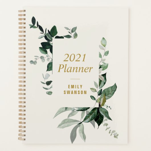 groenbladerplant 2021 planner (Voorkant)
