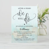 Groenblauw Goud We zijn nog steeds getrouwd Oceaan Kaart (Staand voorkant)