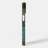 Groenblauw Koper Patina Turkoois Case-Mate iPhone Case (Achterkant / Rechts)