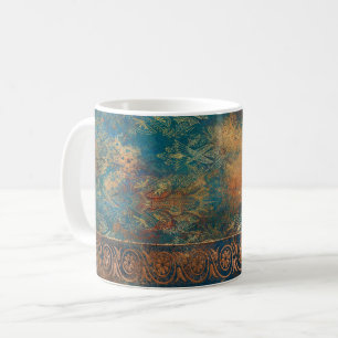 Groenblauw Koper Patina Turkoois Koffiemok