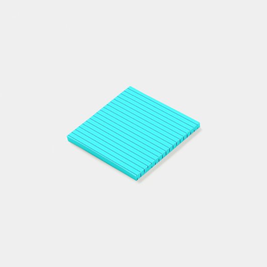 Groenblauw Post-it® Notes (Schuin)