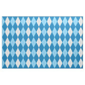 Groenblauw | Skyblue | White Argyle Pattern Stof (Fat Quarter)