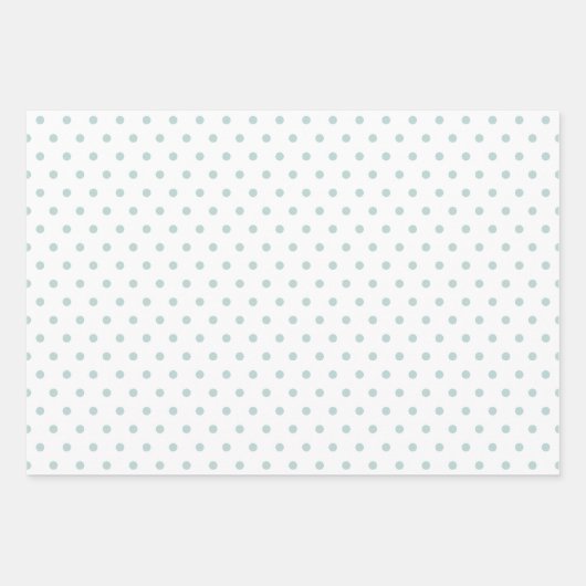 Groenblauw | wit | Kerstfeestdag Inpakpapier Vel (Voorkant 2)