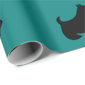 Groenblauwe Schotse Terriër Inpakpapier (Rol Hoek)