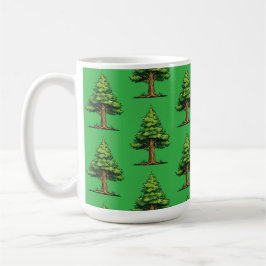 Groenblijvend bos koffiemok