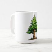 Groenblijvend bos koffiemok (Voorkant links)