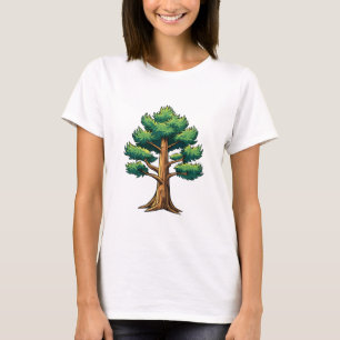 Groenblijvend bos t-shirt