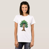 Groenblijvend bos t-shirt (Voorkant volledig)
