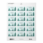 Groenblijvend landschap etiket (Full Sheet)