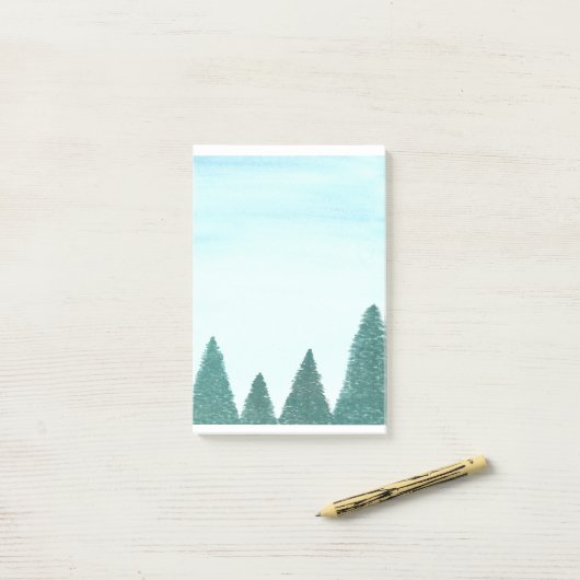Groenblijvend Landschap Post-it® Notes (Op bureau)