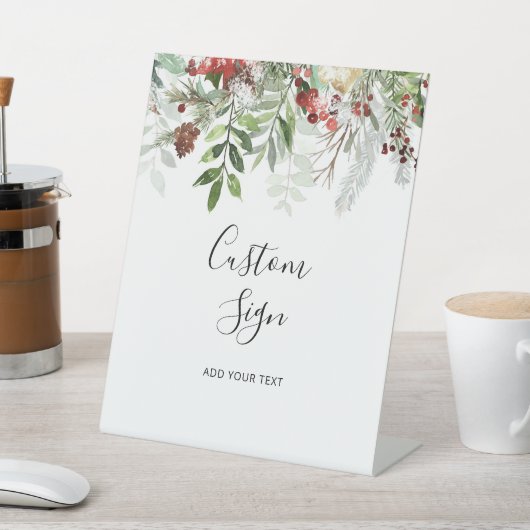 Groenblijvende aangepaste bord reclamebord met voetstuk (Insitu)