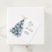 Groenblijvende boom met bogen Baby shower Bedankjes Labels (In situ)