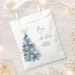 Groenblijvende boom met strikken Baby shower Bedankzakje
