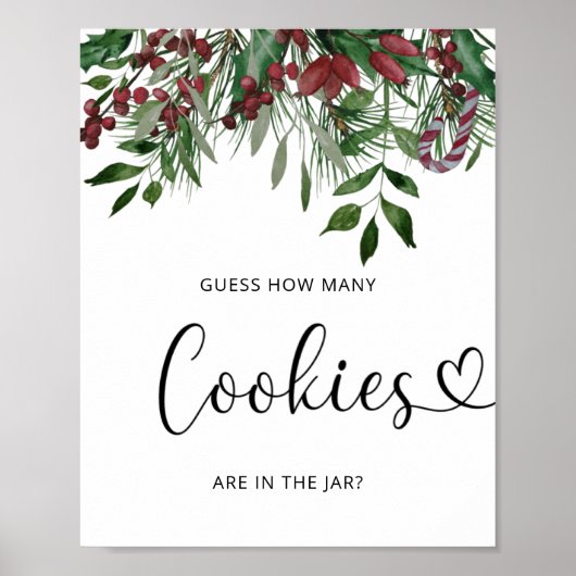 Groenblijvende HOEVEEL COOKIES Poster (Voorkant)