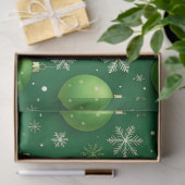 Groenblijvende Kerstman Tissuepapier (Geschenk)