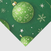 Groenblijvende Kerstman Tissuepapier (Detail)