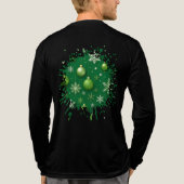 Groenblijvende Noel Tri-Blend Shirt (Achterkant volledig)