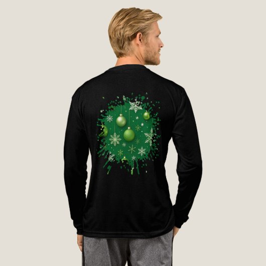 Groenblijvende Noel Tri-Blend Shirt (Achterkant)