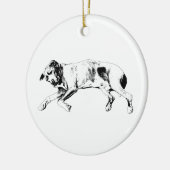 Groenblijvende Siesta Keramisch Ornament (Links)