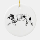 Groenblijvende Siesta Keramisch Ornament (Achterkant)