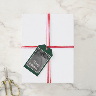 Groenblijvende Waterverf Ornament Kerstcadeau Tag Cadeaulabel